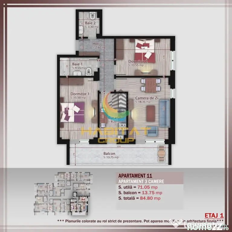 Apartament 3 camere - metrou Nicolae Teclu - Parcare Bonus - Bucuresti (Bucuresti-Ilfov)