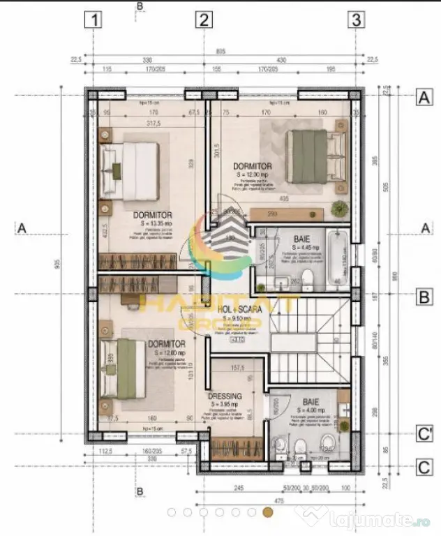 Casa individuala 5 camere- Oltenitei - Popesti Leordeni (Bucuresti-Ilfov)