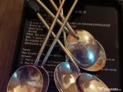 6 Lingurițe espresso argint masiv, Anglia 