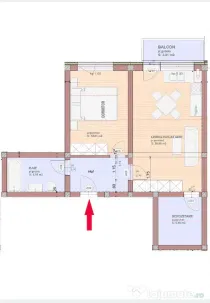 Vand apartament 2 camere, nou, cu spatiu de depozitare Subcetate City