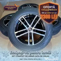 Roti R17 Skoda KODIAQ VW Tiguan Audi Q3 & Q3 Sportback, Bicolore,5x112 17" Iarna
