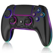 Controller Wireless RGB PS5 / PC / Android / iOS (Senzori Hall Effect, Nou) 