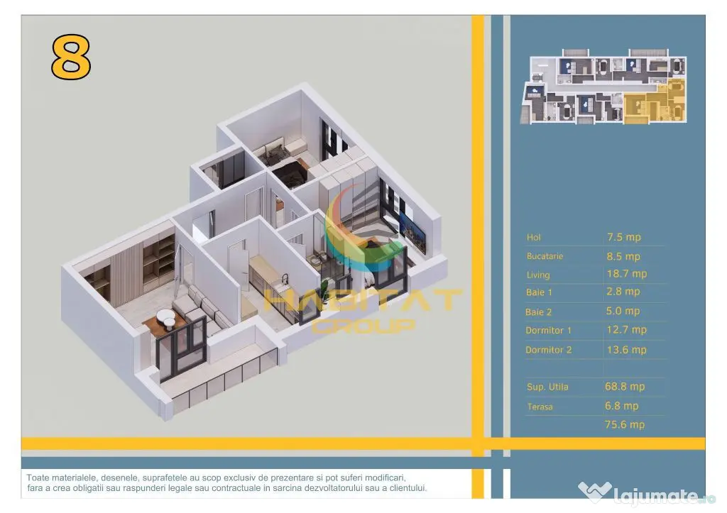 Apartament 3 camere - metrou Nicolae Teclu - Bucuresti (Bucuresti-Ilfov)