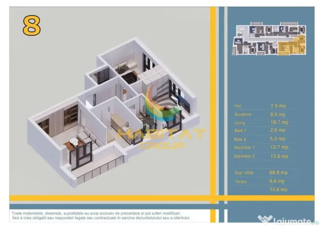 Apartament 3 camere - metrou Nicolae Teclu - Bucuresti (Bucuresti-Ilfov)