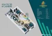 Pallady 4 camere semidecomandat 109 mp ideal familie