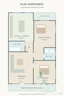 SPAȚIU COMERCIAL 120mp | 4 ÎNCĂPERI | 3 BAI | TERASĂ 20m