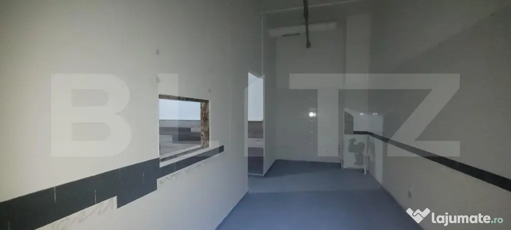Spatiu comercial 41mp, geam vitrina, amenajat. Optimus Vivo - Floresti (Cluj)
