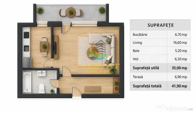 Garsoniera - 42 mp- Pallady - Bucuresti (Bucuresti-Ilfov)