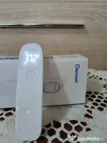 Termometru digital Frunte și Ureche (Non-contact) – Nou, Resigilat, Verificat