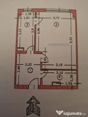 Garsonieră 40 mp utili | Decomandată | Mobilată și utilată | 13 Septem
