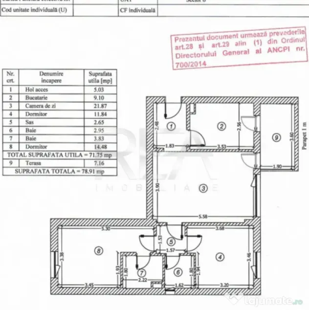 3 camere - 79 mp - 2 Parcări incluse - Bd. Timișoara - Bucuresti (Bucuresti-Ilfov)