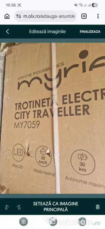 Vand trotineta electrica, noua in cutie