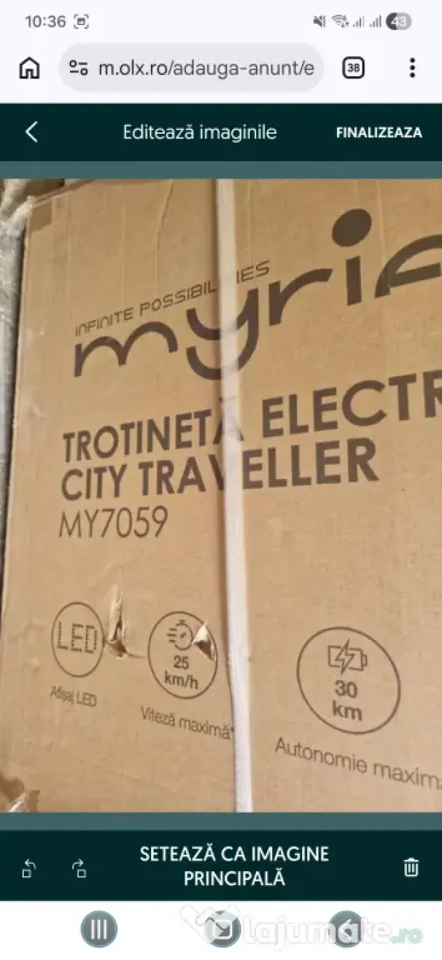 Vand trotineta electrica, noua in cutie