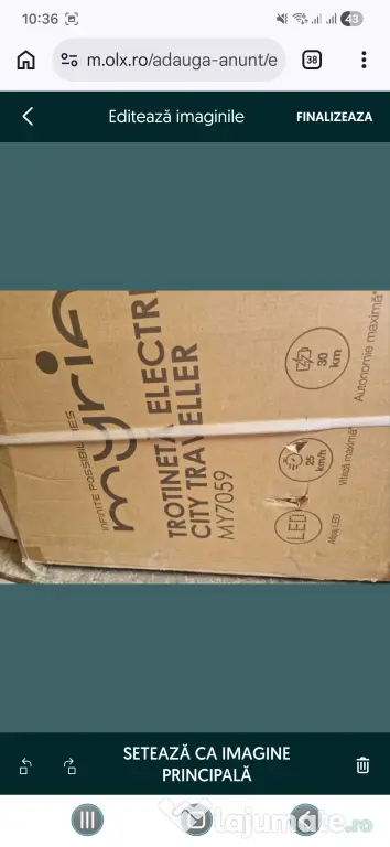 Vand trotineta electrica, noua in cutie