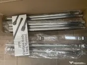 Bara/Tija inox galerie pentru perdele, 120 - 360 cm 