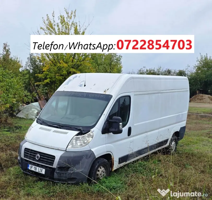 Autoutilitara 3,5 tone, Fiat Ducato 120 2.3Multijet, an 2011, turbosuflanta nou
