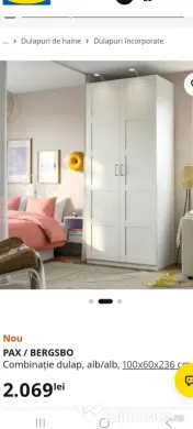 Dressing cu lungime de 3 m ikea pax 