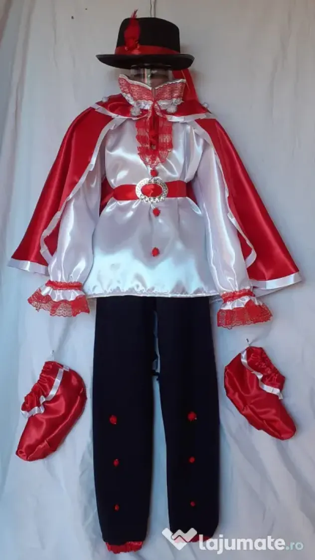 Costum Motanul incaltat pentru copii 9-10-11-12-13 ani,225 lei