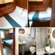 Pensiunea Mustăciosul Dunării și Hotel plutitor-Clisura. 