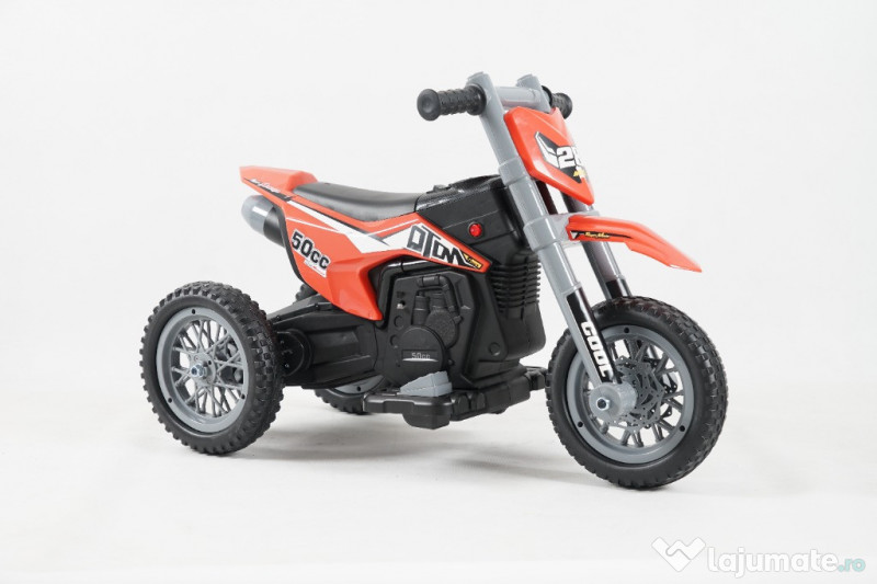 Motocicleta electrica cu 3 roti, Kinderauto Enduro 2x 30W 12V