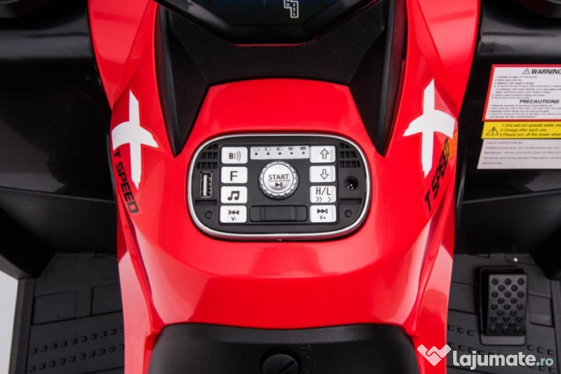 ATV electric 4x4 cu accesorii incluse Kinderauto BJS615 320W 24V RED