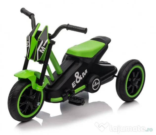 Tricicleta cu pedale, pt. copii 2-4 ani Kinderauto G301, Green