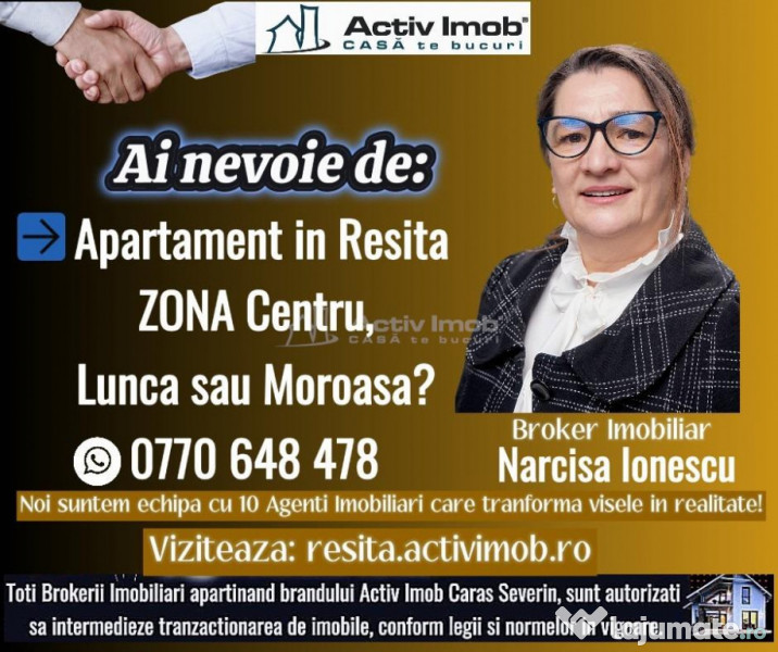 Resita, 3 Cam.Conf.1 sporit, Decom. Lunca