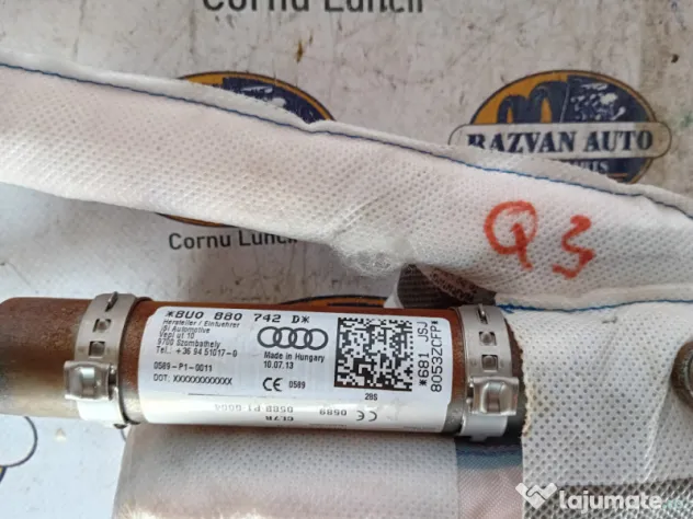 Airbag cortina dreapta Audi Q3 2013