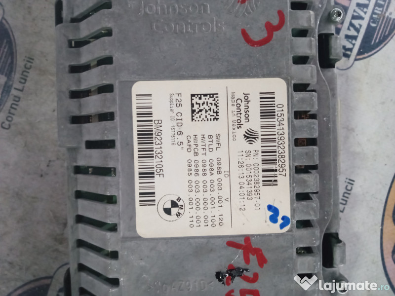 Display navigatie BMW X3 F25 2011