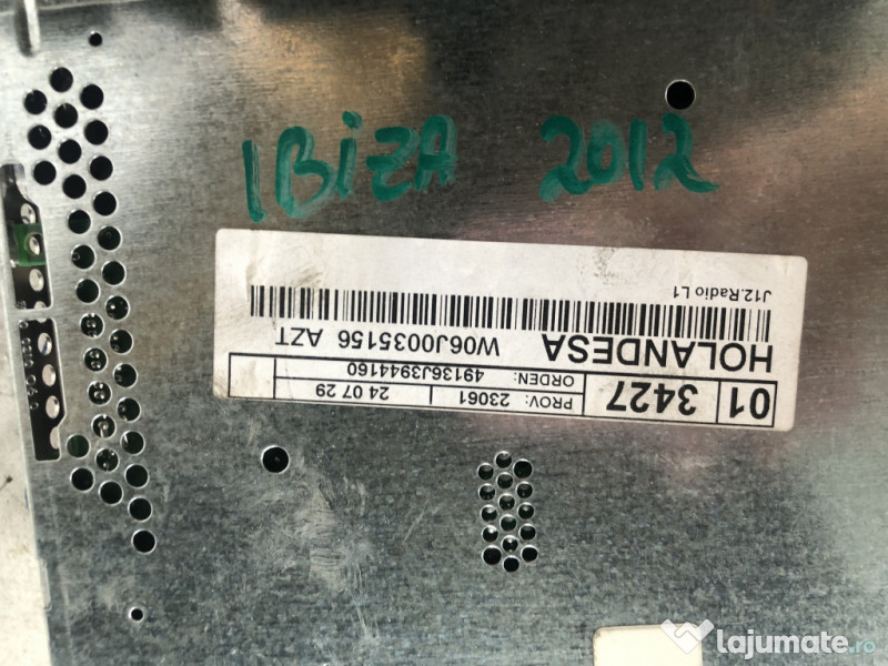 CD Player Seat Ibiza 2012