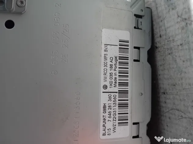 CD Player Volkswagen Golf 5 2005