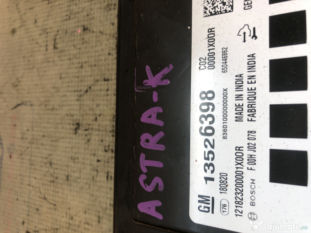 Calculator confort Opel Astra K 2016