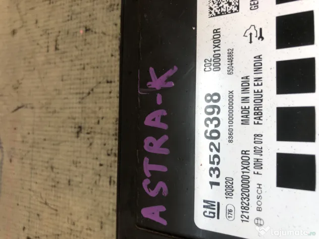 Calculator confort Opel Astra K 2016