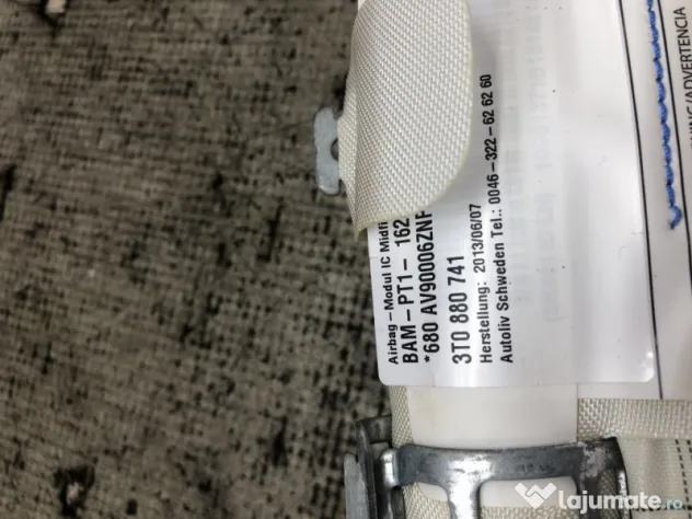 Airbag cortina stanga Skoda Superb 2 2.0 Motorina 2014