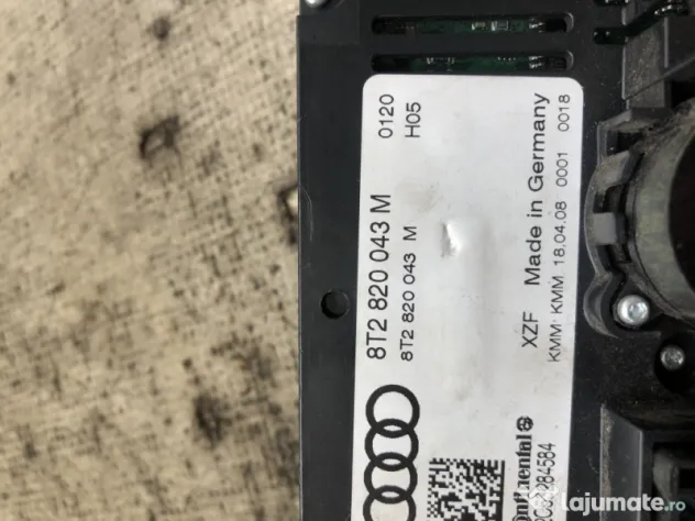 Panou comanda clima Audi A4 B8 2008