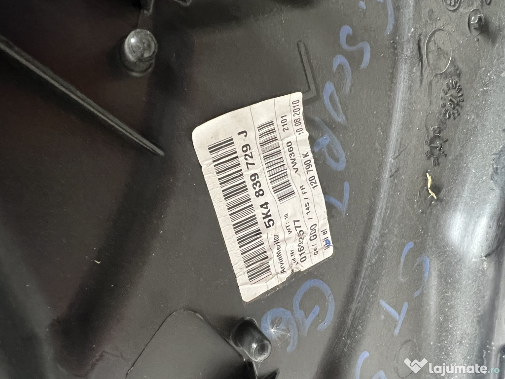 Macara geam stanga spate Volkswagen Golf 6 2010