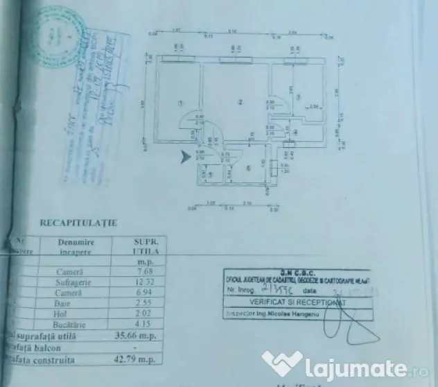 Apartament 3 camere, parter, zona Liceul de Informatica