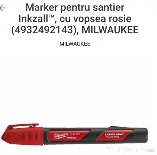 Marker pentru santier cu vopsea