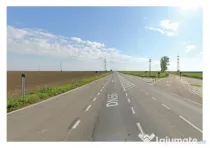 Teren cu posibilitati de investitii, pe drum european E79, 14300mp