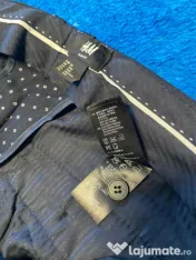 Pantaloni de barbati H&M slim fit, mar. 34/36, bleumarin 