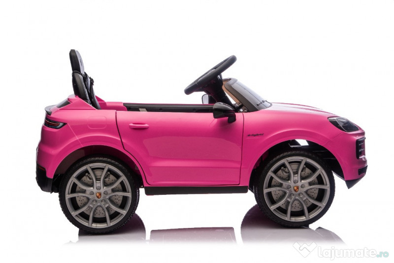 Masinuta electrica Porsche Cayenne 2x35W 12V scaun tapitat