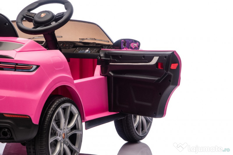 Masinuta electrica Porsche Cayenne 2x35W 12V scaun tapitat
