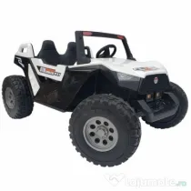 UTV electric pentru 4 copii, Kinderauto Buggy XXL 500W 24V 14Ah White