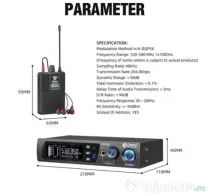 Sistem monitorizare In-ear Debra UHF si BT 5.0