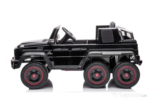 Masinuta electrica Mercedes G63 6x6 210W 12V 10Ah Black