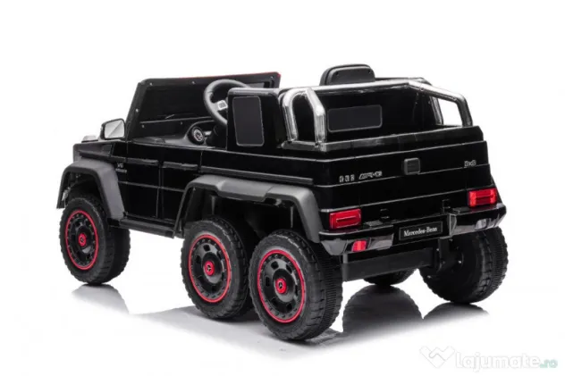 Masinuta electrica Mercedes G63 6x6 210W 12V 10Ah Black
