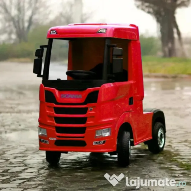 Camion electric pt. copii SCANIA R-SERIES 4x45W 12V 14Ah #RED