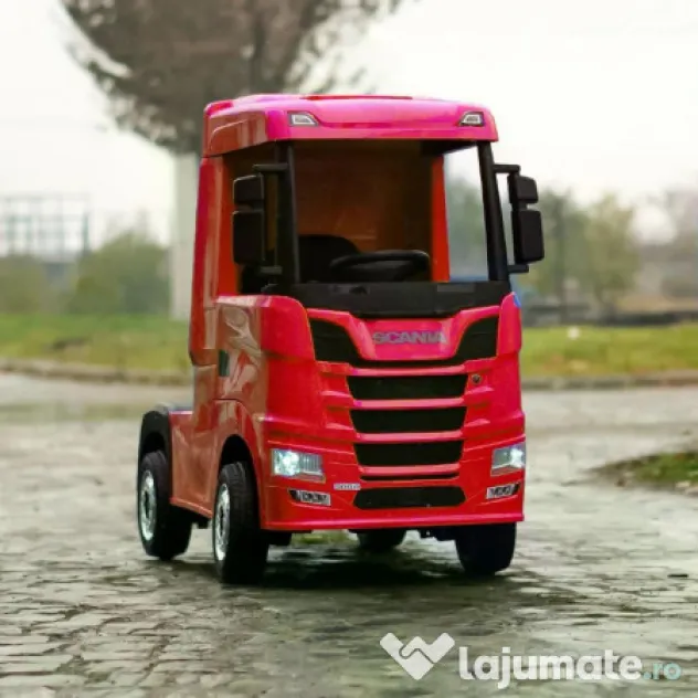 Camion electric pt. copii SCANIA R-SERIES 4x45W 12V 14Ah #RED