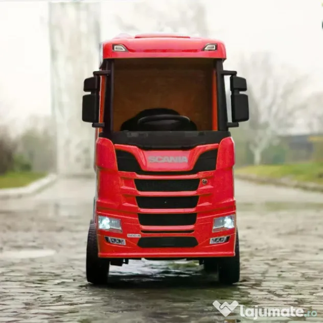 Camion electric pt. copii SCANIA R-SERIES 4x45W 12V 14Ah #RED