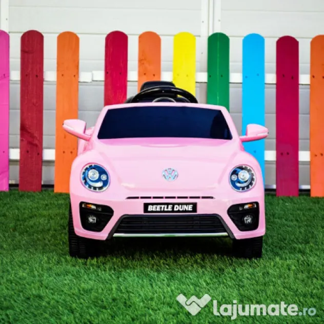 Masinuta electrica pentru copii VW Beetle 35W 6V cu BT Pink